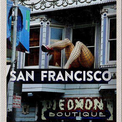 Blechschild Reise 20x30cm San Francisco Piedmon Boutique Urlaub