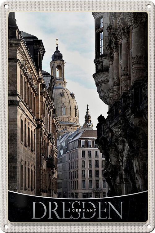 Blechschild Reise 20x30cm Dresden Deutschland Architektur Urlaub