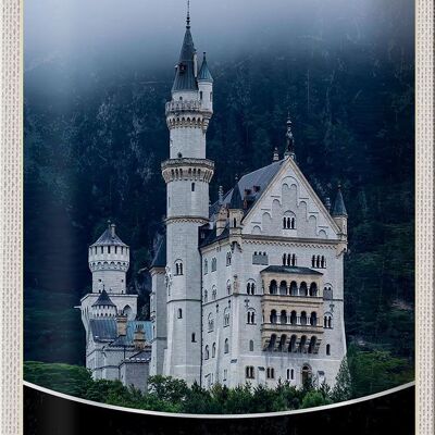 Blechschild Reise 20x30cm Neuschwanstein Schloss Marienbrücke