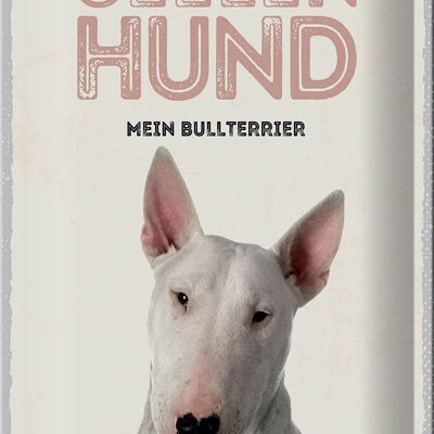 Tin sign 20x30cm soul dog my bull terrier