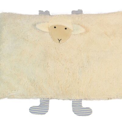 Eco / organic cuddly pillow sheep, 100% organic cotton
