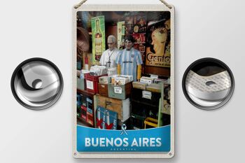 Plaque en tôle voyage 20x30cm plaques Buenos Aires Argentine 2