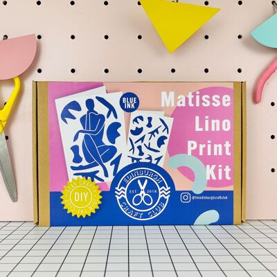 Kit di stampa linoleum ispirato a Matisse