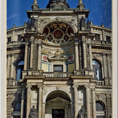 Cartel de chapa Ciudades Dresden Zwinger Arquitectura 20x30cmSign