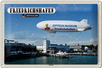 Plaque en tôle villes Friedrichshafen Zeppelin 30x20cm 1