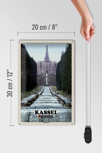 Plaque en tôle villes Kassel Wilhelmhöhe Architekur 20x30cm 4