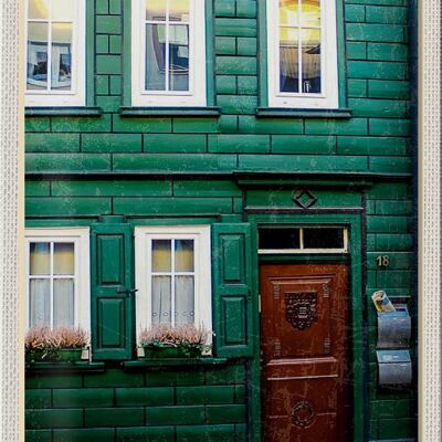 Blechschild Städte Siegen Altstadt Haus Architektur 20x30cm