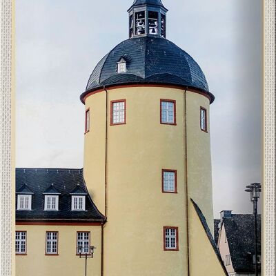 Blechschild Städte Siegen Unteres Schloss Gebäude 20x30cm