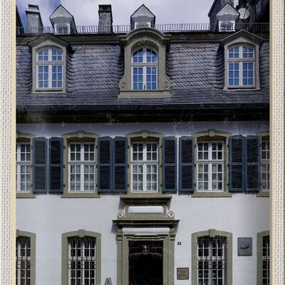 Cartel de chapa ciudades Trier Karl Marx House casco antiguo 20x30cm