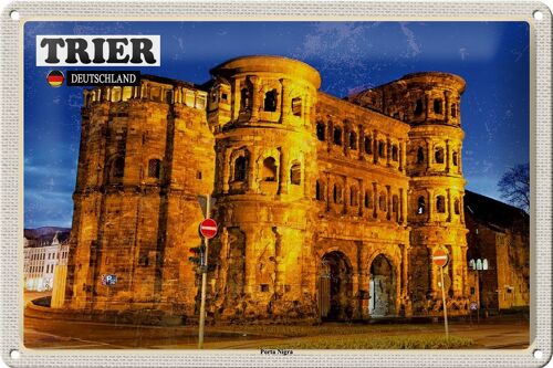 Blechschild Städte Trier Porta Nigra Altstadt 30x20cm