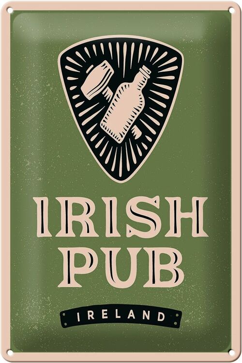 Blechschild Spruch Ireland Irish pub 20x30cm