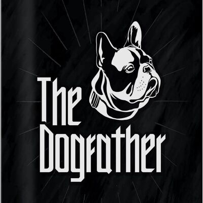 Cartel de chapa Animales Perro Perro The Dogfather 20x30cm