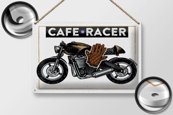 Plaque en tôle Moto Café Racer Moto 30x20cm 2