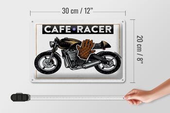 Plaque en tôle Moto Café Racer Moto 30x20cm 4