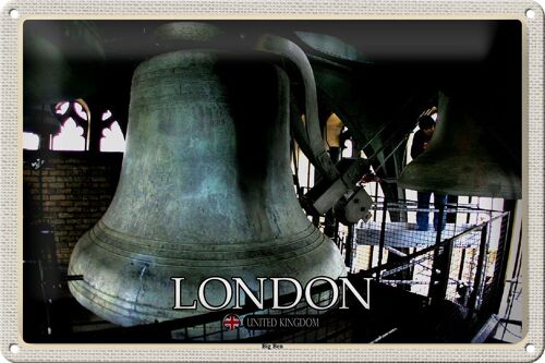 Blechschild Städte London UK England Big Ben 30x20cm