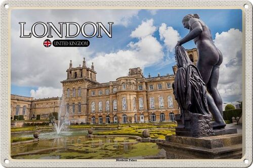 Blechschild Städte London England Blenheim Palace 30x20cm