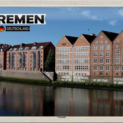 Blechschild Städte Bremen Deutschland Neustadt 30x20cm