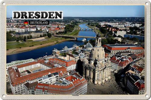 Blechschild Städte Dresden Deutschland Neustadt 30x20cm