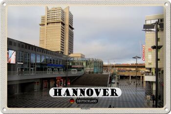 Plaque en tôle villes Hanovre Raschplatz ville 30x20cm 1