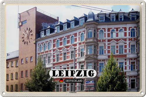 Blechschild Städte Leipzig Lindenau Architektur 30x20cm