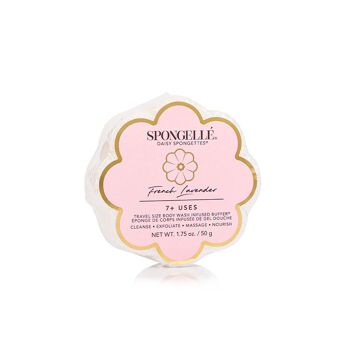 SPONGETTE EN FORME DE FLEUR DE LA COLLECTION DAISY - LAVANDE FRANÇAISE 1.75oz- SPONGELLE