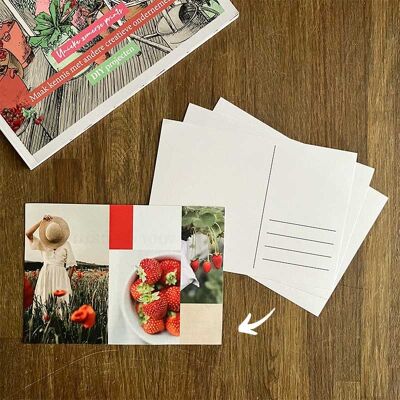 Erstellen Sie Ihren eigenen Postkartenaufkleber