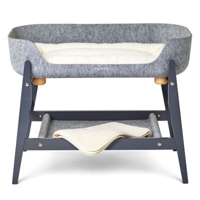PetNest Grey & Bedside Stand Slate