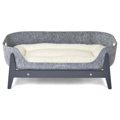 PetNest Grey & Raised Stand Slate