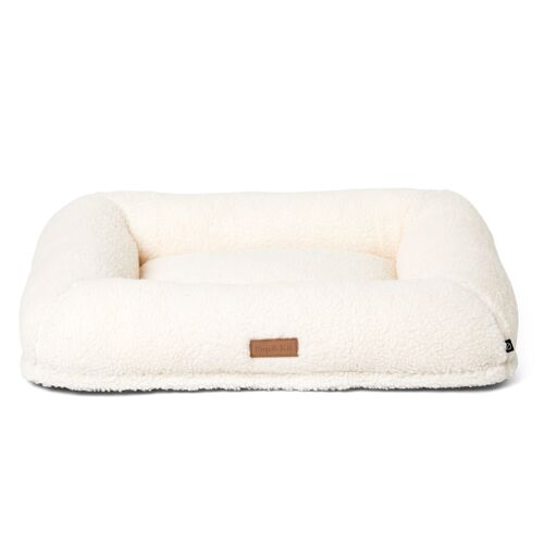PupPillow Fleece Dog Bed - Natural