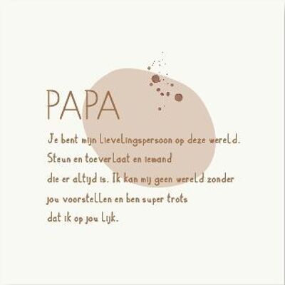 Greeting card | Father's Day poem