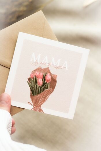 Carte de vœux | Maman tu es la plus douce 2