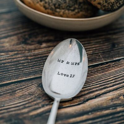 Mr & Mrs Lovely' Serving Spoon