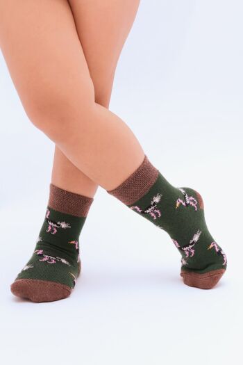 Chaussettes bébé autruche 5