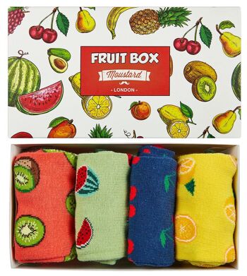 Boîte à chaussettes fruits 1