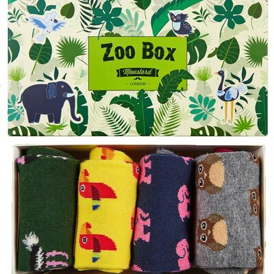Caja de calcetines de animales