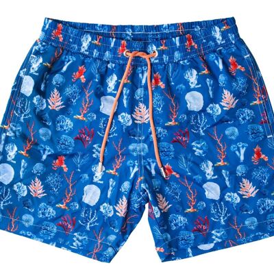 Pantaloncini da bagno corallo