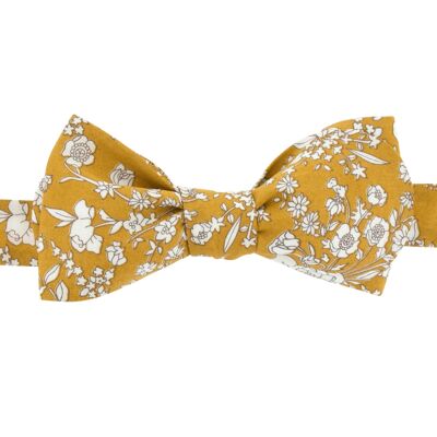 Liberty Bloom turmeric bow tie