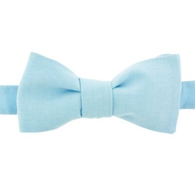Cloud blue bow tie