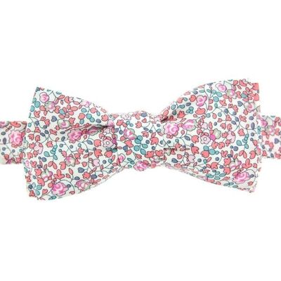 Liberty Eloise candy pink bow tie