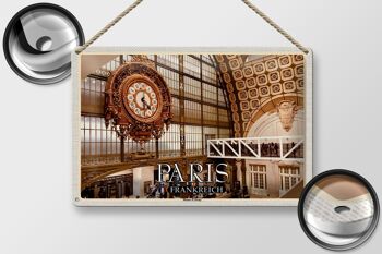 Panneau en étain voyage 30x20cm, Paris France, musée d'orsay, musée d'art 2