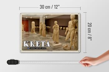 Panneau de voyage en étain, 30x20cm, musée de Crète, Grèce, Héraklion 4