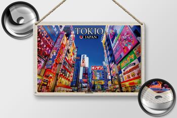 Panneau en étain voyage 30x20cm, panneaux d'affichage Tokyo Japon 2