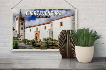 Plaque en tôle voyage 30x20cm Fuerteventura Espagne Casa Santa Maria 3