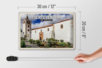 Plaque en tôle voyage 30x20cm Fuerteventura Espagne Casa Santa Maria 4