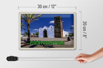 Plaque en tôle voyage 30x20cm Fuerteventura Espagne Centro Arte Canario 4