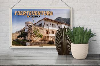 Signe en étain voyage 30x20cm Fuerteventura espagne Villa hiver 3