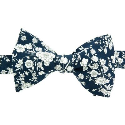 Papillon blu navy Liberty Bloom