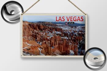 Panneau en étain voyage 30x20cm, Las Vegas, états-unis, Bryce Canyon 2
