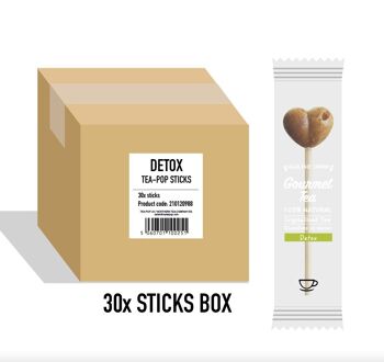 Stick Detox Tea-Pop, pour services de restauration, carton de 30 sticks 1