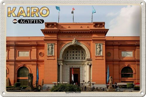 Blechschild Reise 30x20cm Kairo Ägypten Ägyptisches Museum